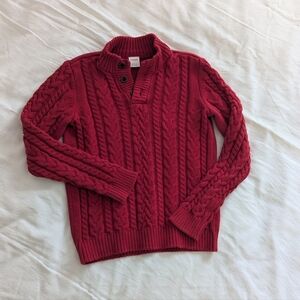 Gymboree Red Cotton Holiday Christmas Sweater